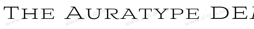 The Auratype DEMO Re字体转换